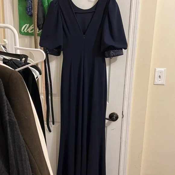 Shoulder Ruffle Gown - Picture 4 of 6